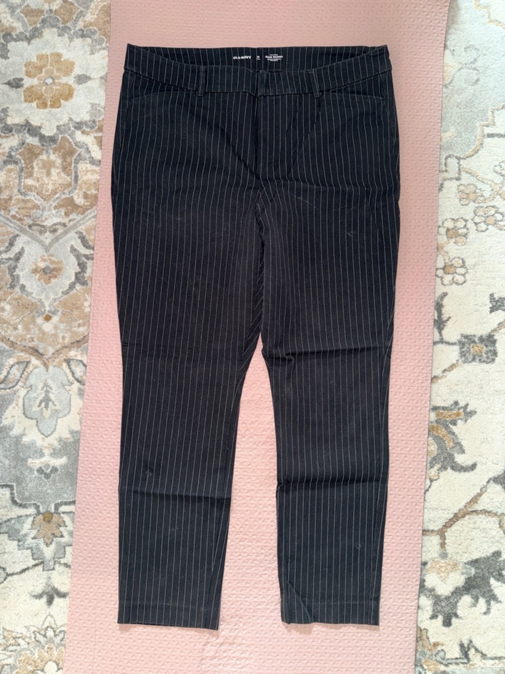Old Navy Black Pinstripe Women’s Slacks